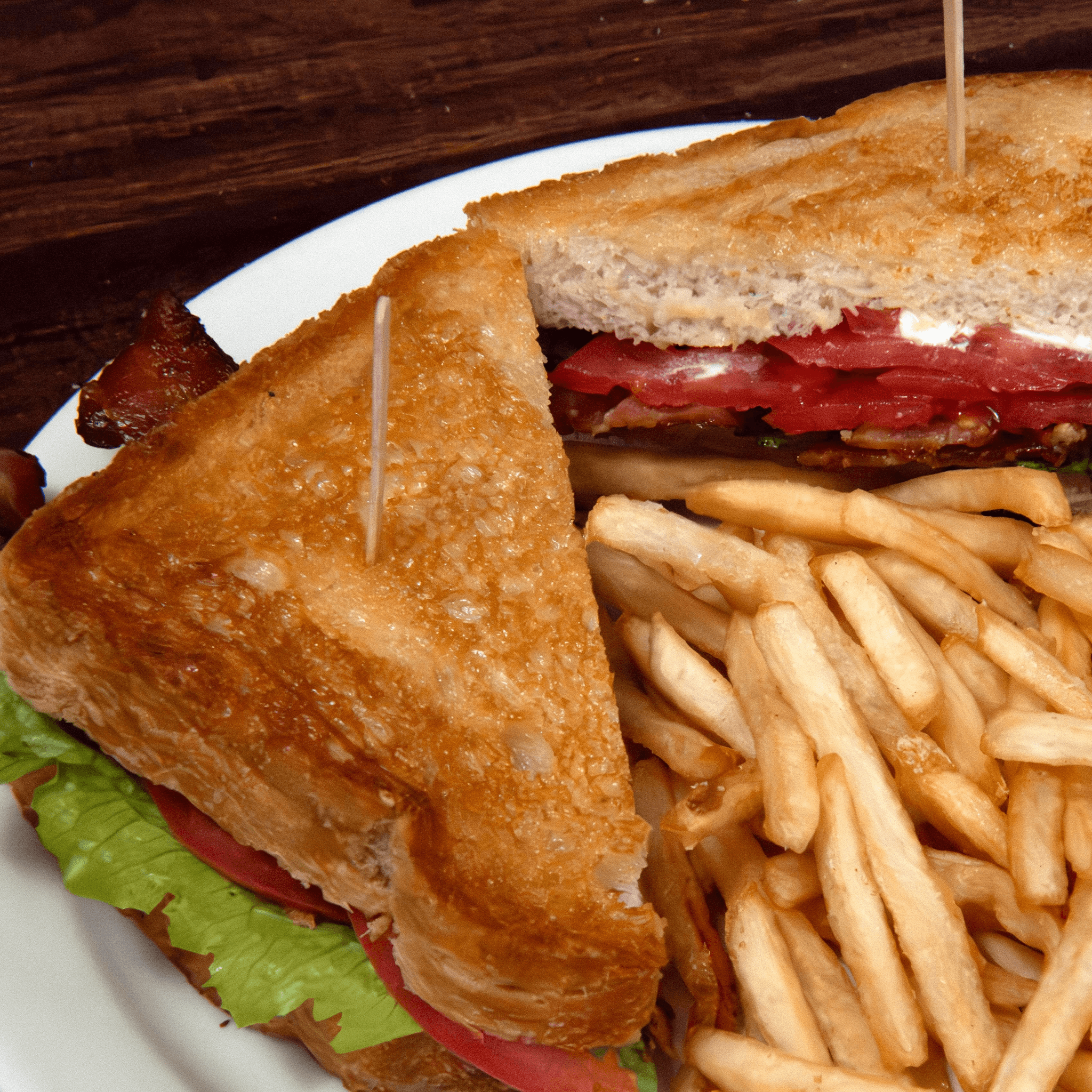 Avocado BLT Sandwich.