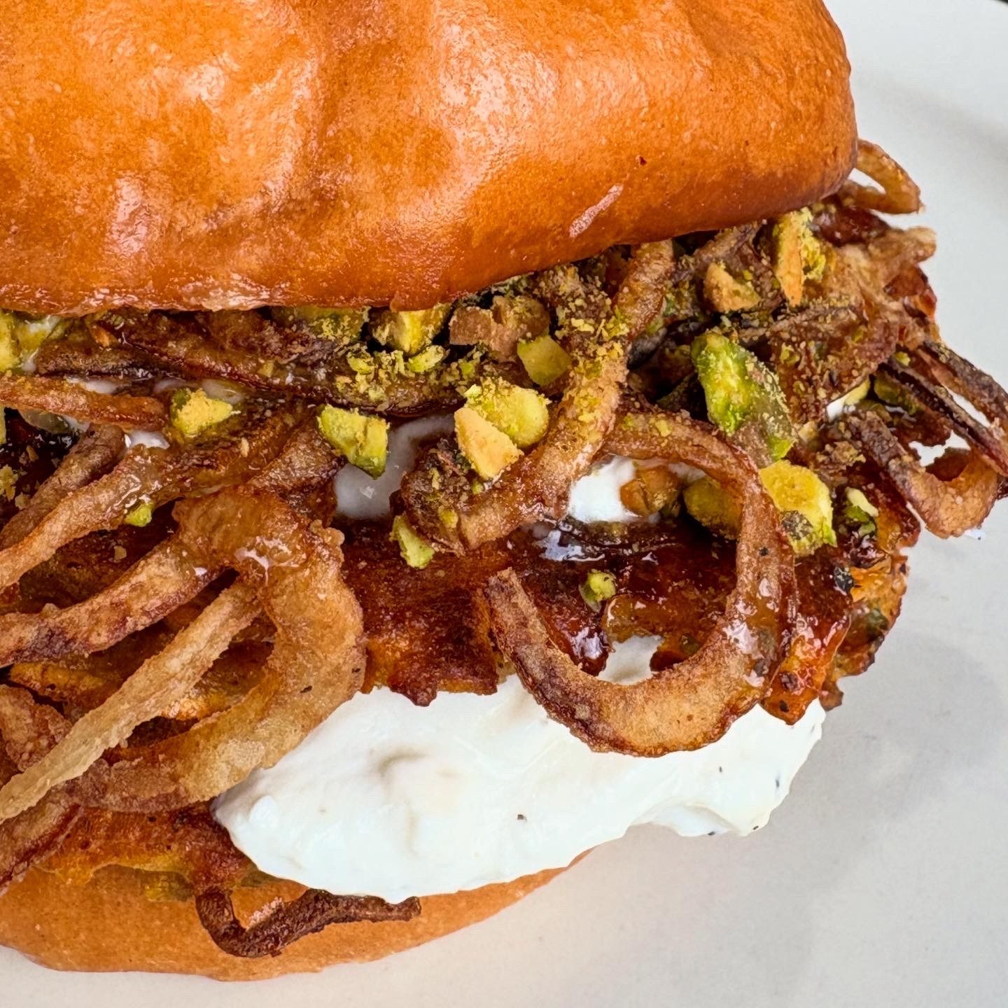 Smashed Sweet Potato 'Burger'.