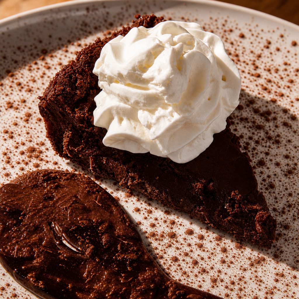 Chocolate Chess Pie.