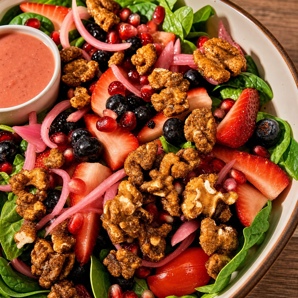 Berry Walnut Salad.
