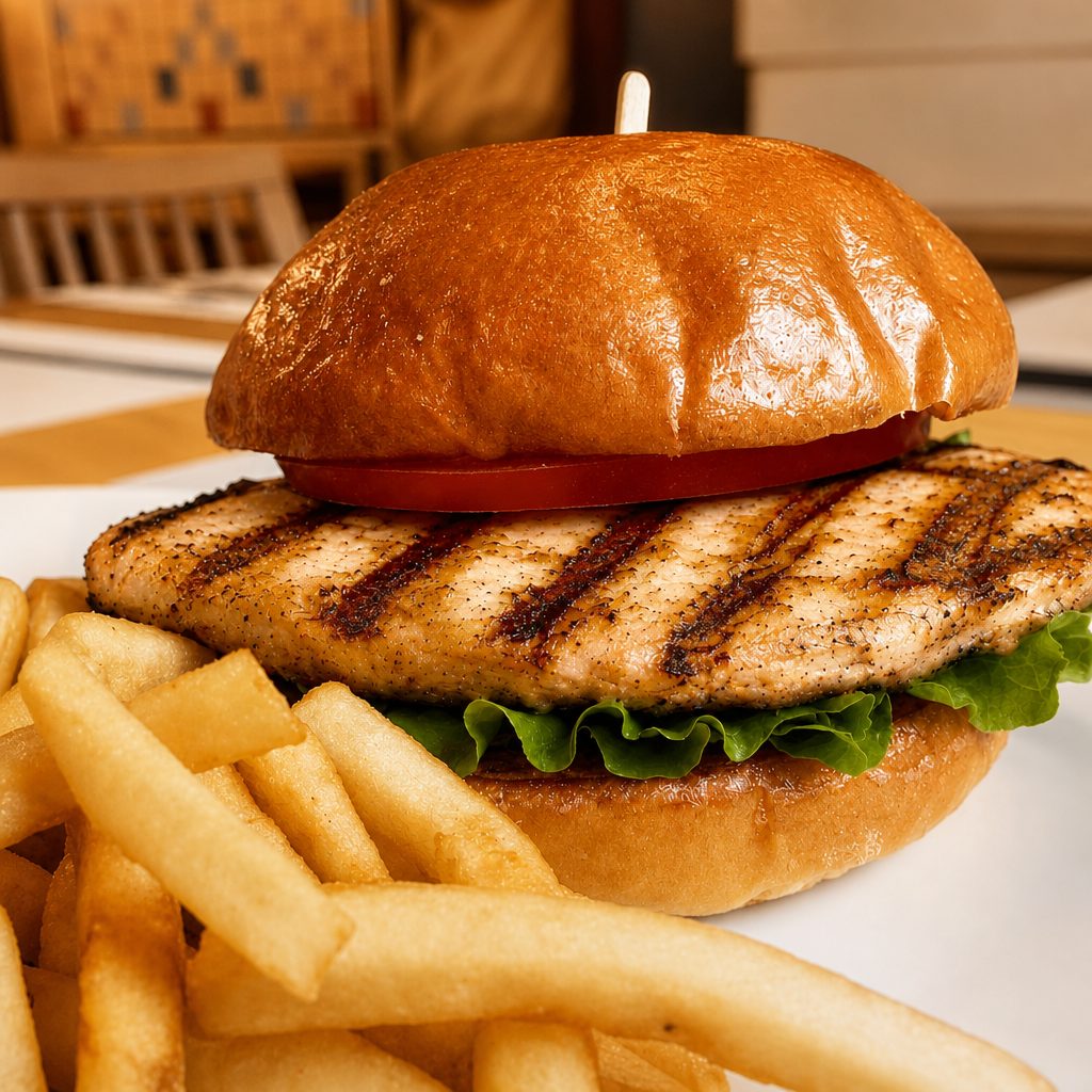 Grilled Chicken Sandwich.