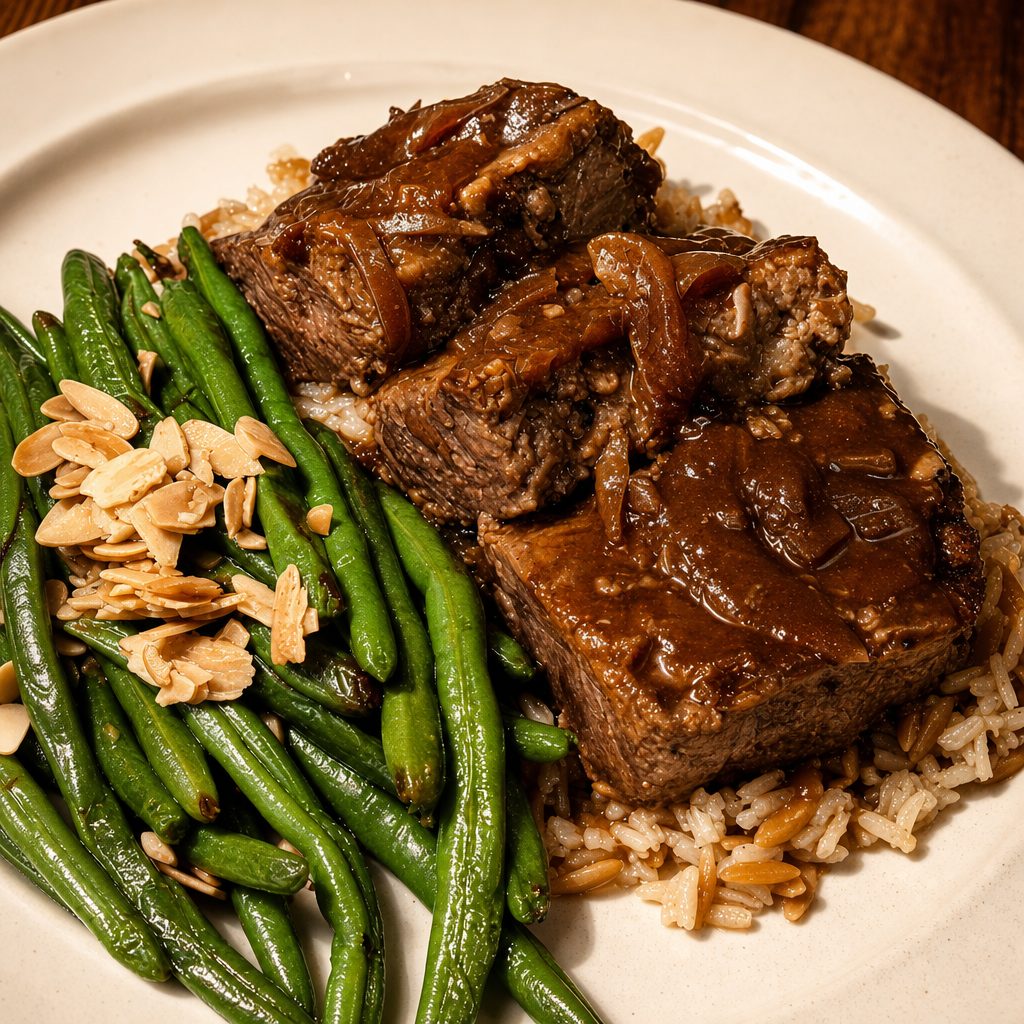 Pren's Famous Meatloaf Platter.