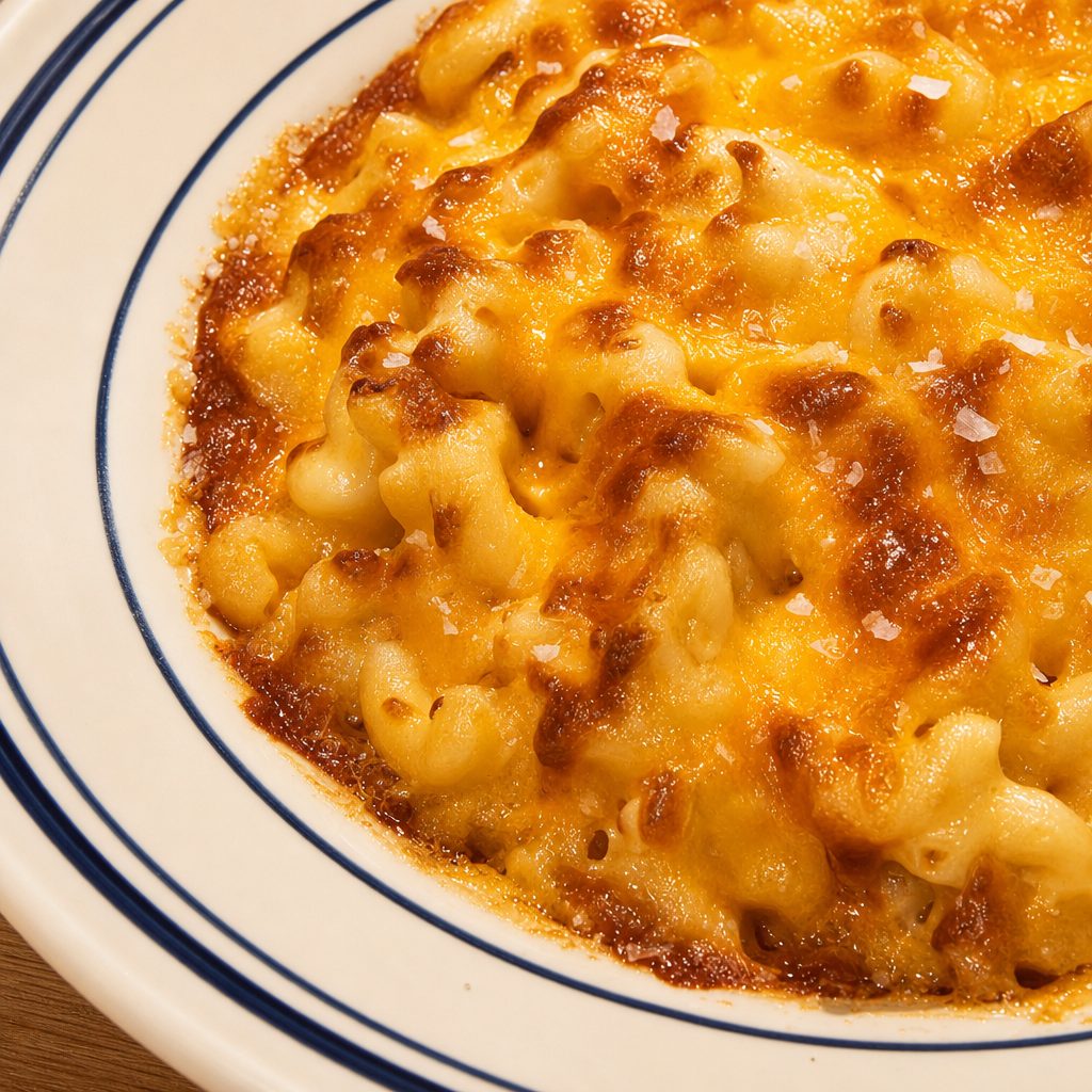 Baked Macaroni & Cheese.
