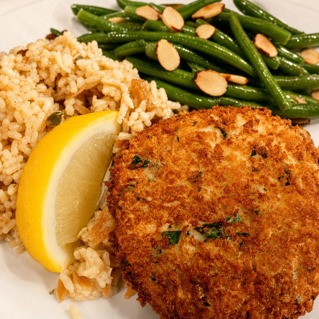 Crab Cake Platter.