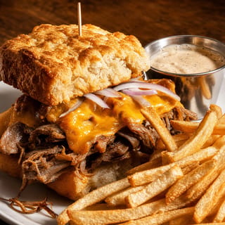 Alabama Pulled Pork Sandwich